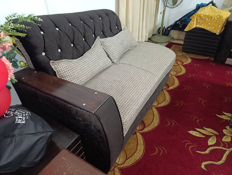 07x Sofa's Set (Brown + Caramel) 13