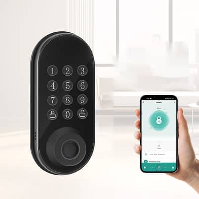 Smart Glass Door Lock – Modern & Secure, New Smart Glass Door Lock