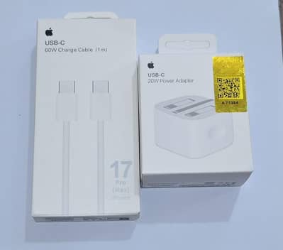 Apple 20W Charger with Type C to C Cable for Iphone charger & Cable