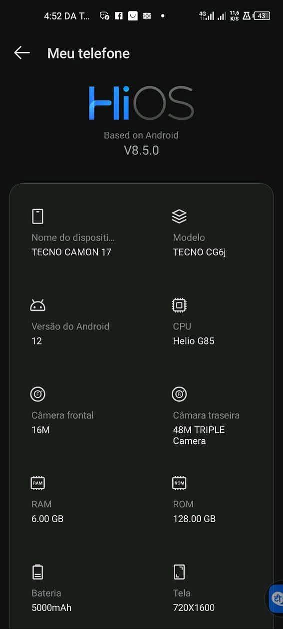 Tecno camon 17 2