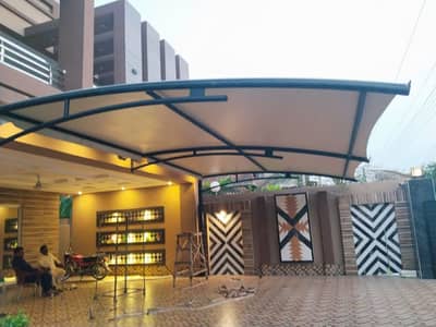 Commercial pvc parking shade in Pakistan, Canopy shade,Pvc fabric sale
