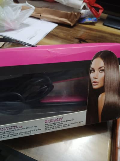 imported hair straightener brand new in box