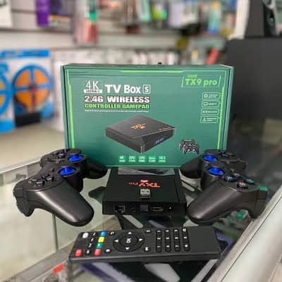 New tv box with 30000 games 2 remotes brand new
