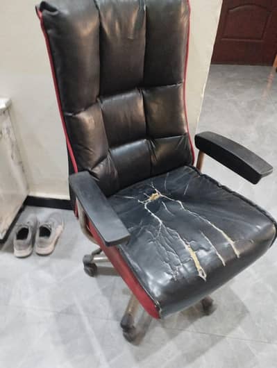 old chair and office table for sale