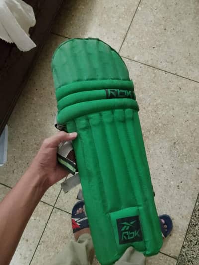 Two Hard Ball Bats and Two Pairs of Pads
