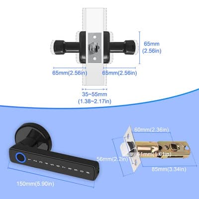 Smart Digital Door Lock, Fingerprint Digital Locks | Easy Installation