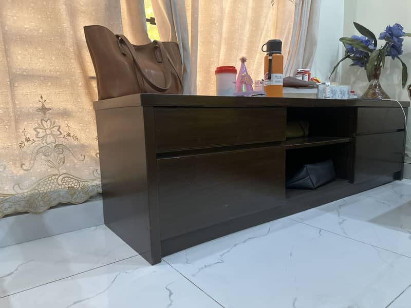 Solid Wooden LCD Console Table 0