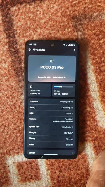 POCO X3 PRO EXCHANGE PROCESSING
