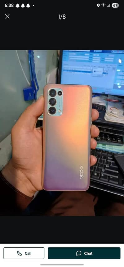 oppo reno 5 5G 8/128