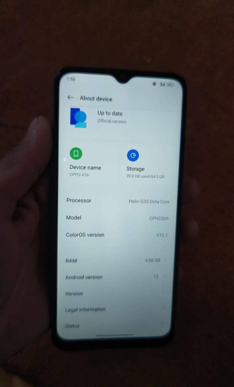 oppo a16 5