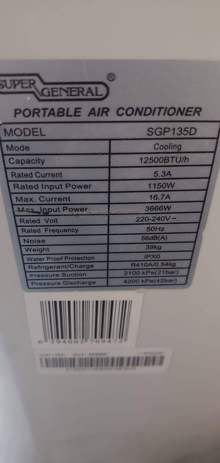 Portable ac 2