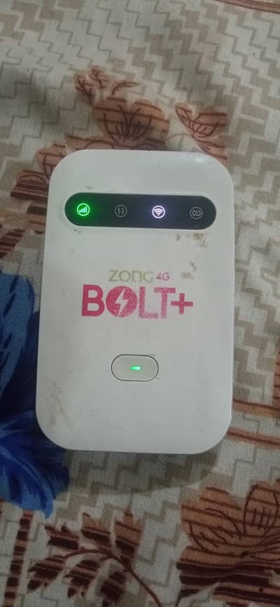 Zong 4G Bolt + Wifi Wedice Memory Card Supported