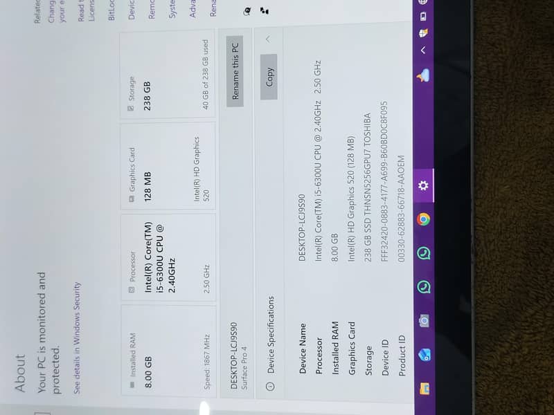 surface pro 5  tablet 1