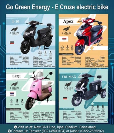 E Cruze TRI-MAX Electric 3-Wheeler – Extra Stability & 90KM Range!