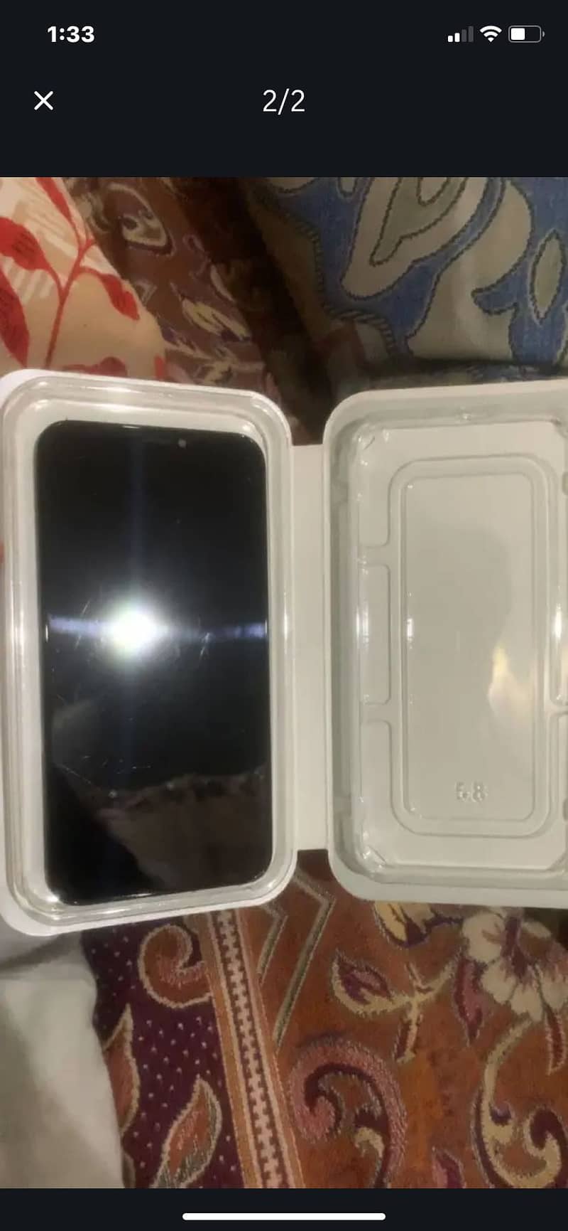 iPhone X panel read add 0