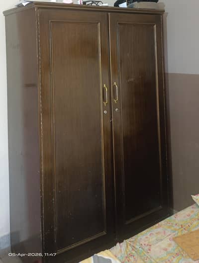 2 door wardrobe  and 2 door show case