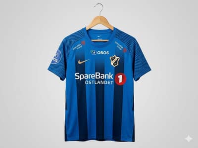 Official Stabæk Fotball Home Jersey Brand: Nike (Dri-FIT Technology)