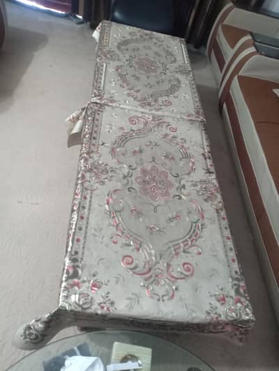 wooden 2 table coffee table used
