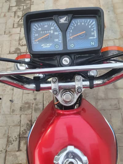 Honda CG 125 10th month 2024 [ Argent sale ]