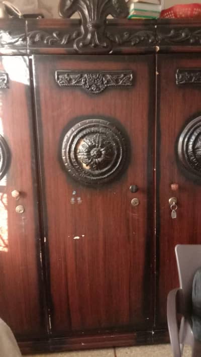 Big three doors wardrobe