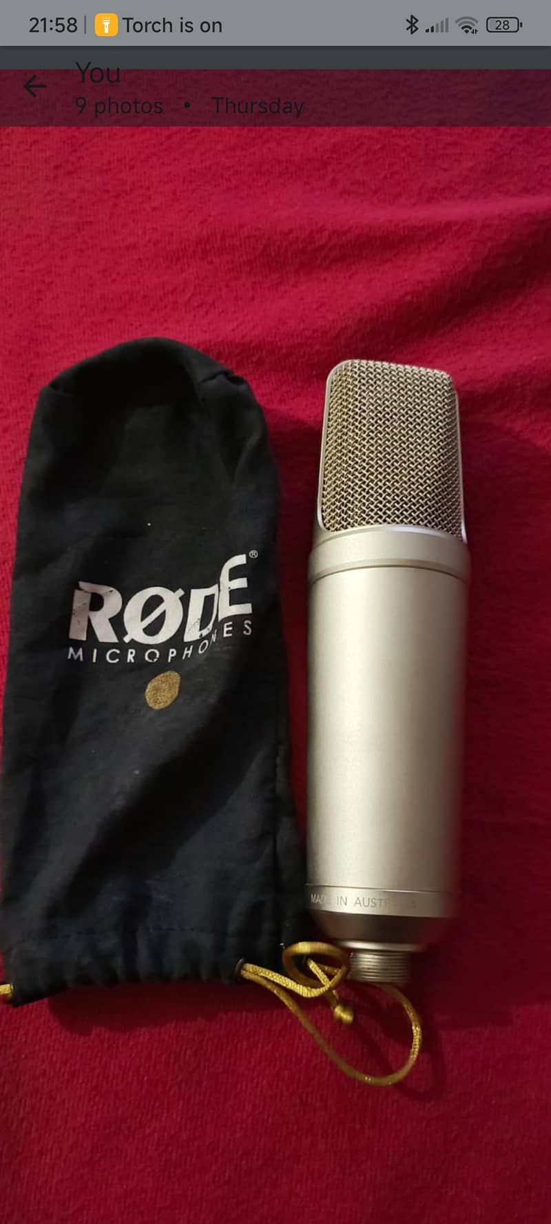 studio completed setup mic with interface 0
