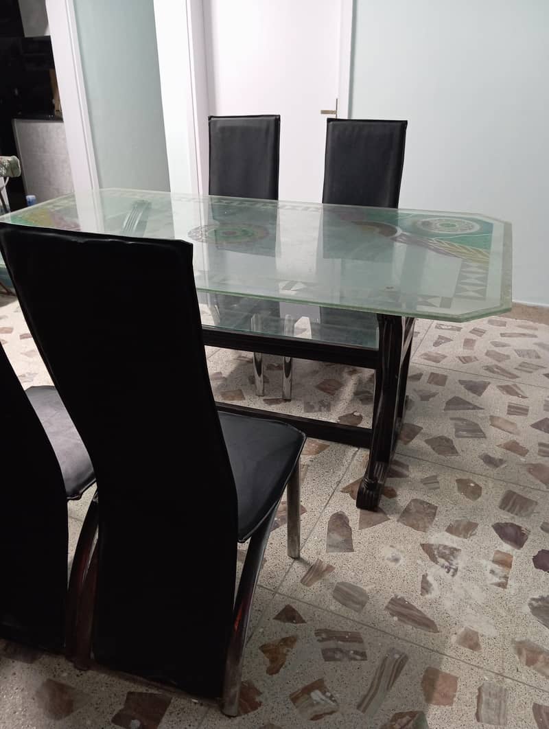 Dining table and chairs 2