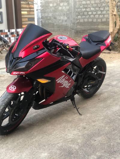 Ninja Zx4r | 400cc dual cylinder | Replica | original heavy bike sound
