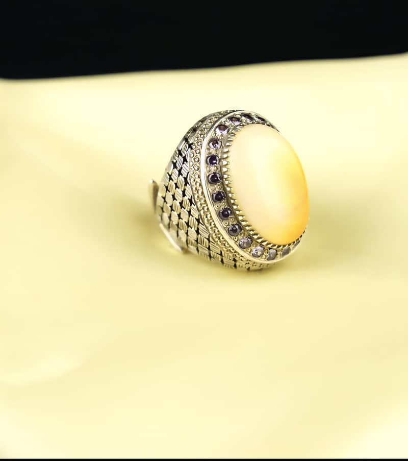 925 Silver Opal Ring 1