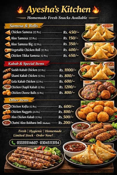 Homemade Food available