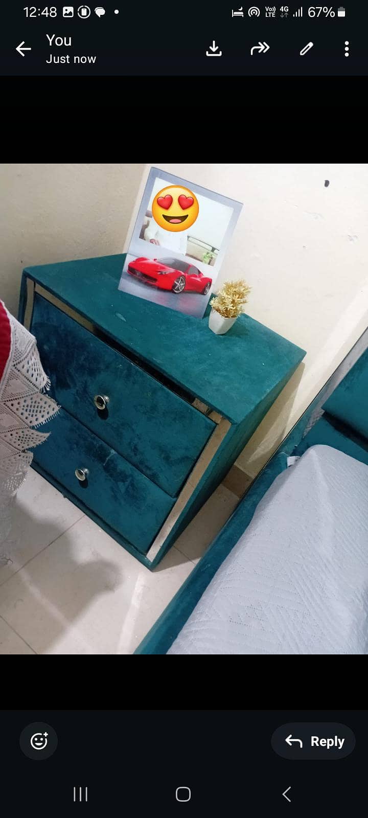 bed dressing table side tables. 4