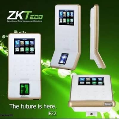 Zkteco face Rfid Biometric attendance machine & door magnetic lock