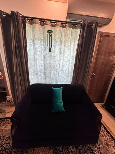 Velvet curtains
