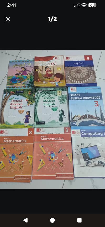 the smart school and oxford books for class 3