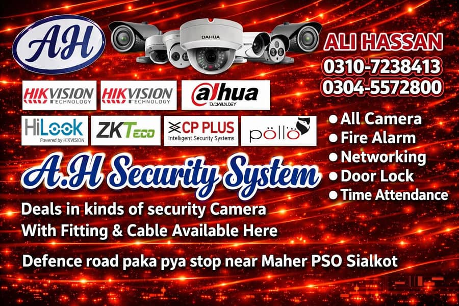 Complete CCTV cameras installation 1