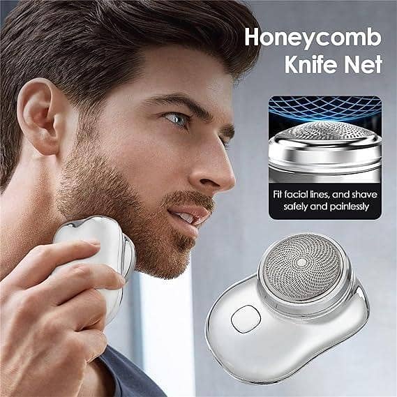 Mini Portable Face Cordless Shavers Rechargeable USB Electric Shaver Wet & Dry``