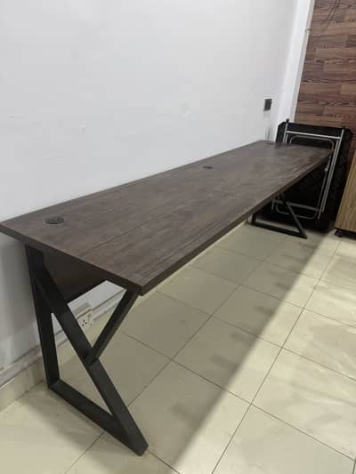 Long multi purpose Study / computer table workstation for sale