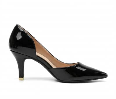 Glossy Pointed Heels – ElaraWalk Edition