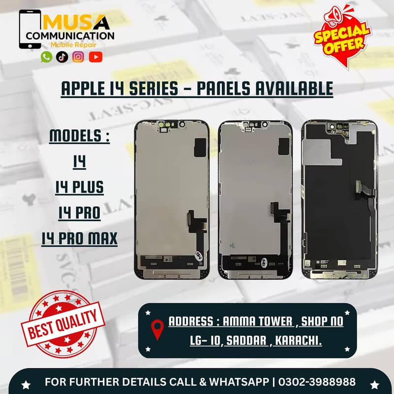 APPLE IPHONE SERIES |X - 11 - 12 - 13 - 14 - 15 - 16 - 17 | PANELS LCD ...