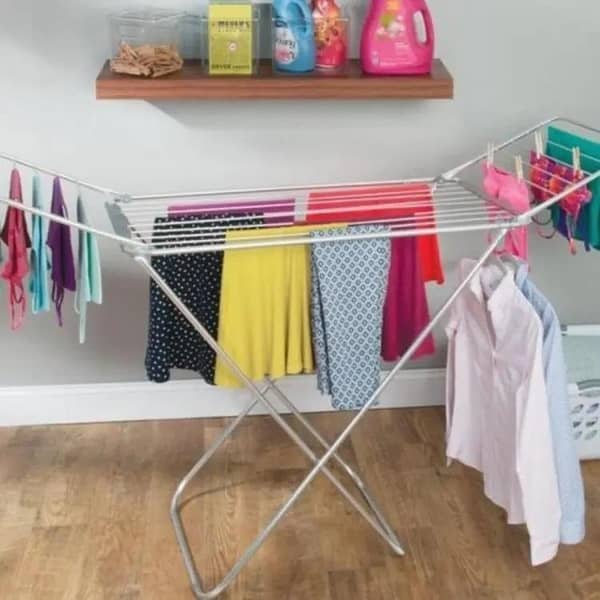 Premium White Folding Cloth Dryer Stand