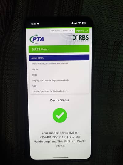 Official Pta pixel 8 brand new