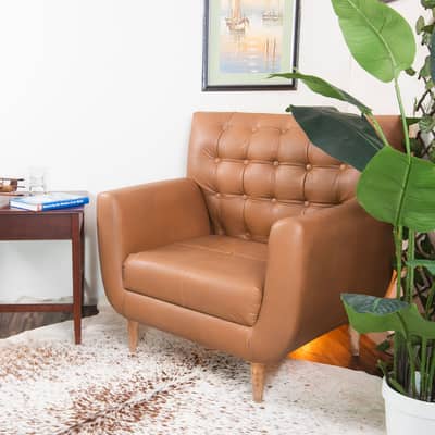 Two single seat sofa chairs for sale.