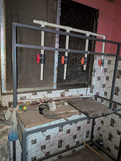 Multi tap stand for R. O plants