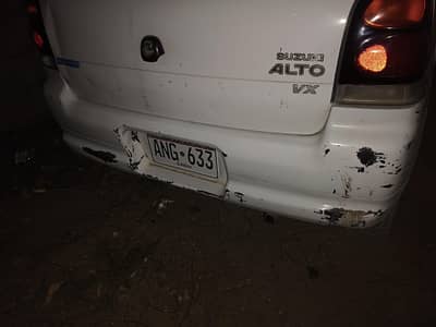Alto vxr 1000cc back bumper
