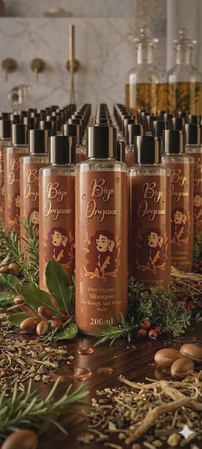 Hair oil and shampoo