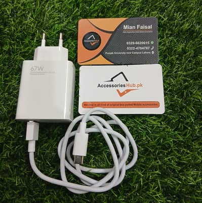 Xiaomi Redmi MI 13T 67w charger with cable  % original box pulled