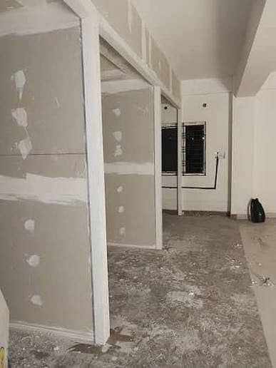 Drywall office partition 8x4 at quality work affordable rates .