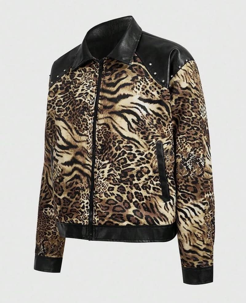 Leopard cheetah print jacket 0