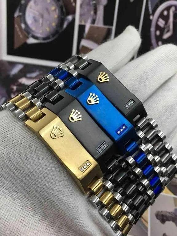 Rolex Stainless Steel Bracelet For Men Premium Quality | Rolex Bracelet 100 % ORIGINAL GRANTI CARD 65 MONTH