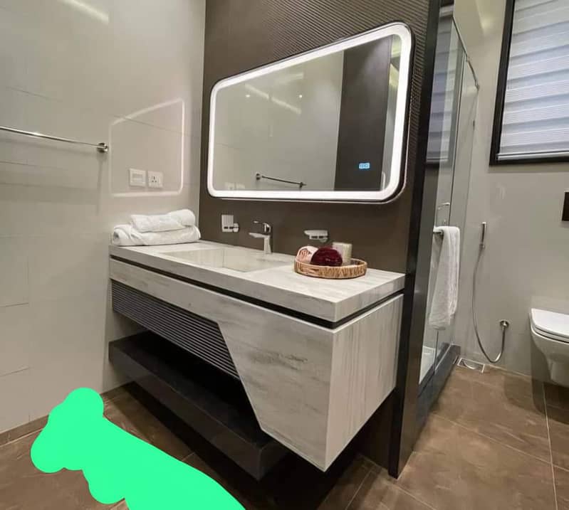 Corian vanity 15