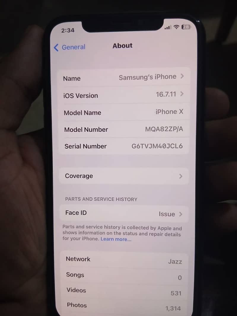 iPhone X 5